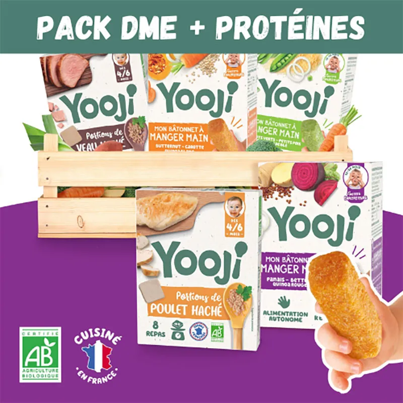 Pack Spécial DME Manger Main + Protéines - 30 repas Bio - 12m+-0