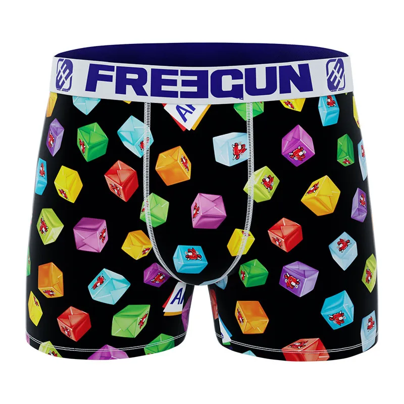 3 Boxers Homme La Vache qui Rit - Rouge/Bleu/Blanc/Noir-3