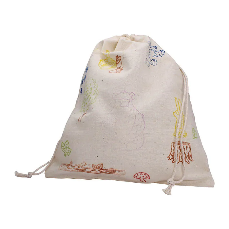 Sacs à vrac coton/filet à décorer 24x29cm 3pcs - 3+-3