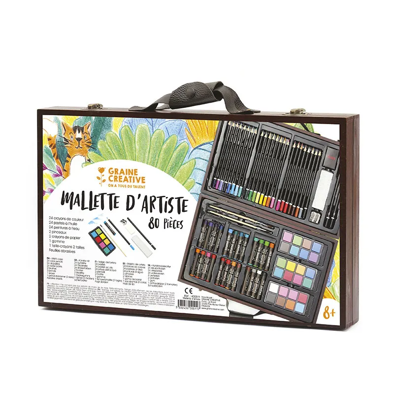 Malette d'artiste 80pcs - 8+-1