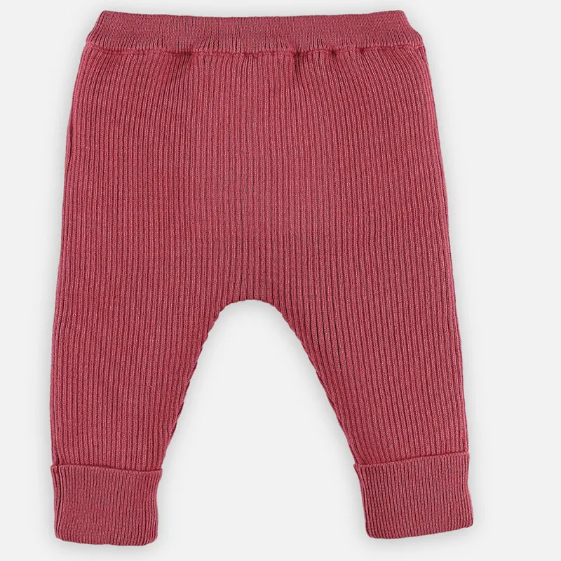 Legging tricot Mix & Match BIO - Rose - NOUKIE'S-1