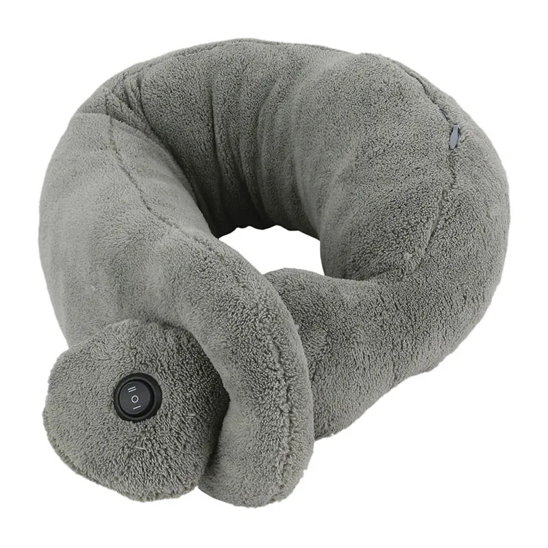 Coussin tour de cou vibrant Gris - 85x10x5cm-0