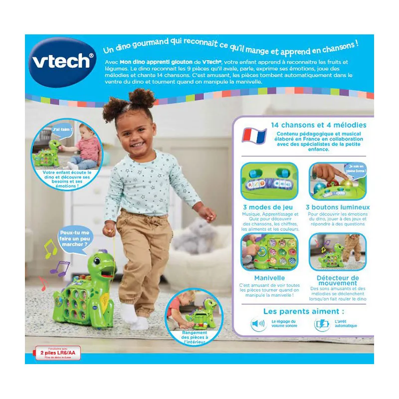 Mon Dino apprenti glouton - 18m+-12