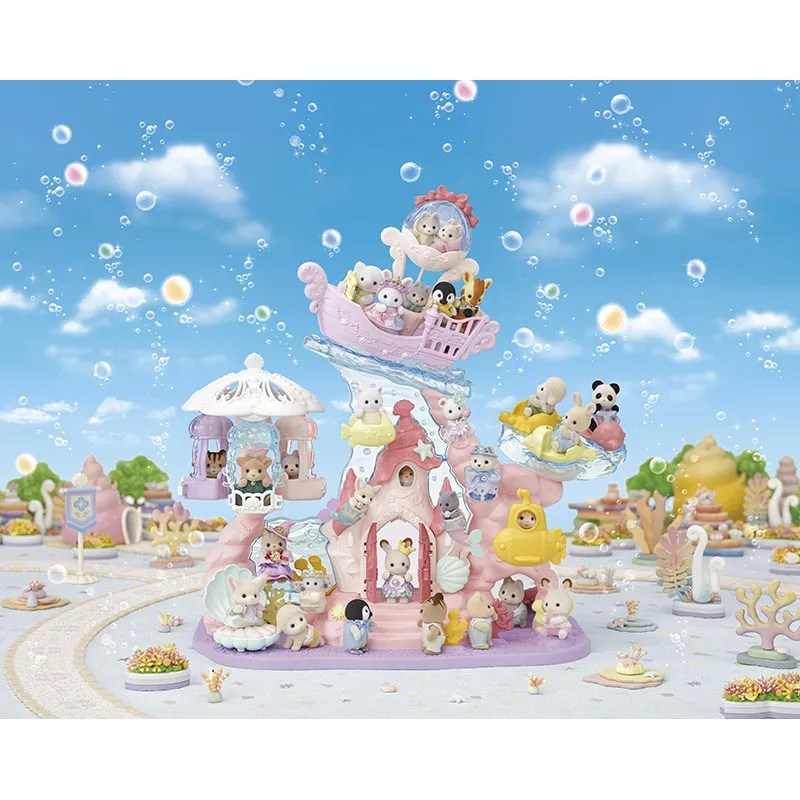 Château des sirènes & 3 bébés - 30pcs-27