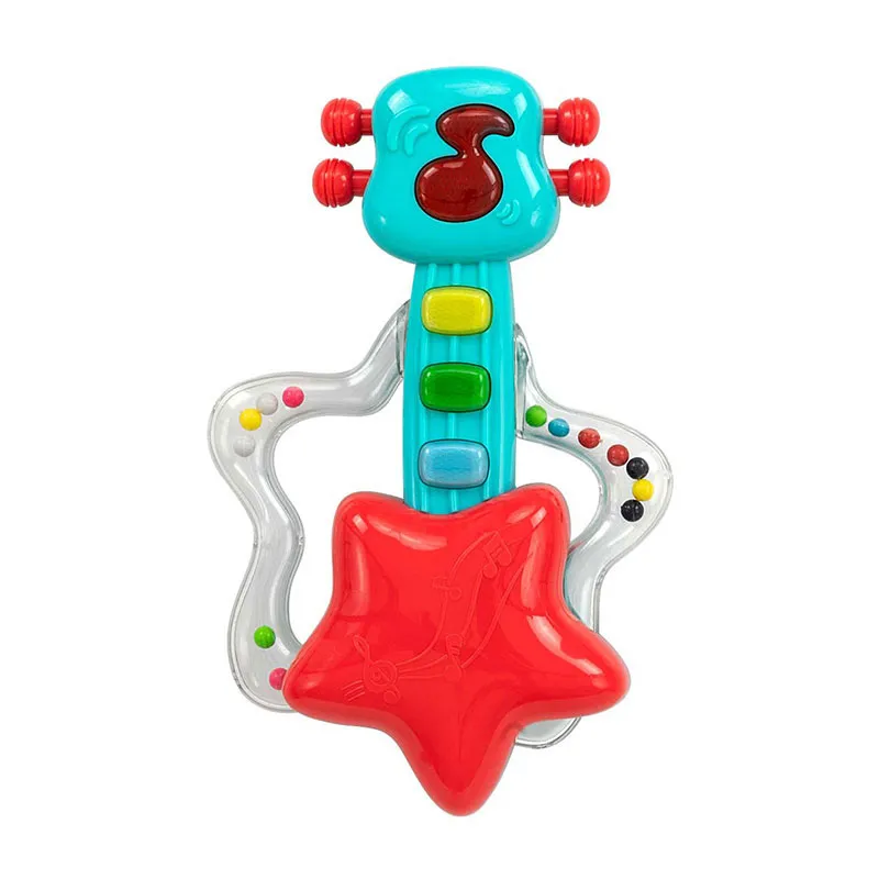 Hochet musical Guitare Rouge - 0m+-0