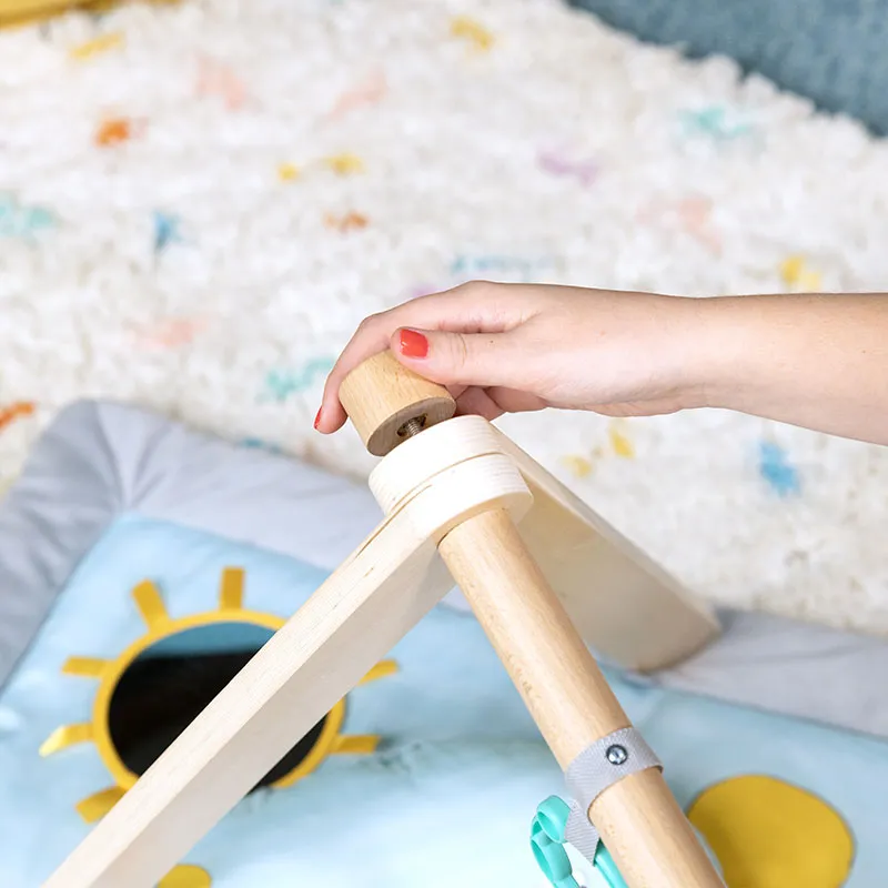 Tapis d'éveil avec arche en bois Winnie l'ourson - 0m+-12