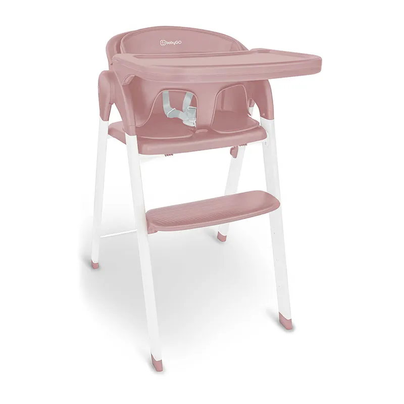 Chaise haute Levels Rose - 6m+-0