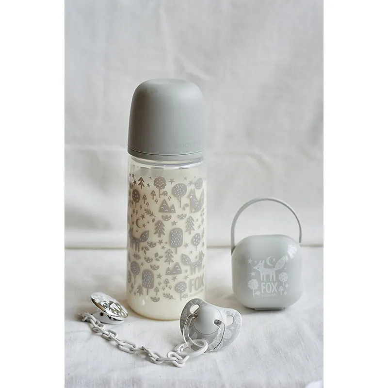 Attache-sucette Clip Bijoux Renard - 0m+-2