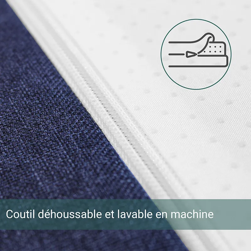 Matelas Hercule mém. de forme & déhoussable-2
