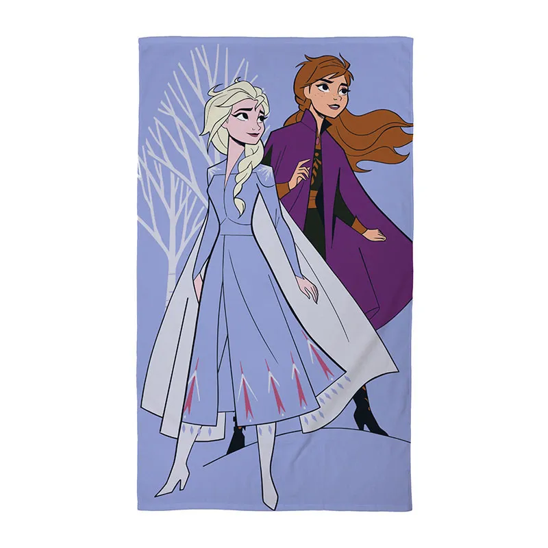 Serviette de bain Reine des Neiges 2 Bleu - 70x120cm-0