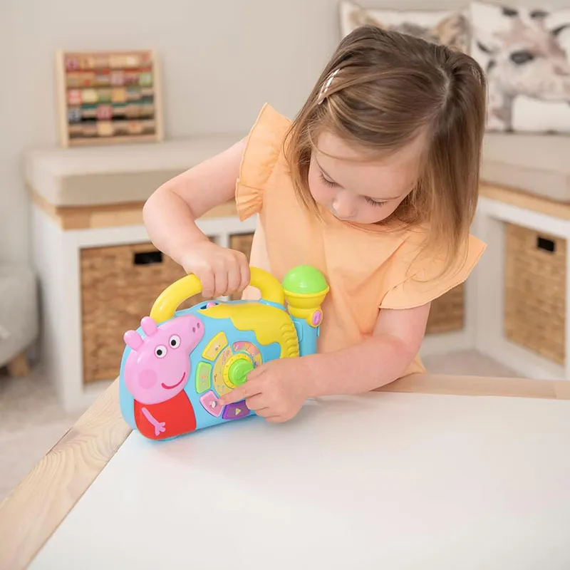 Boombox avec micro karaoké Peppa Pig - 3+-2