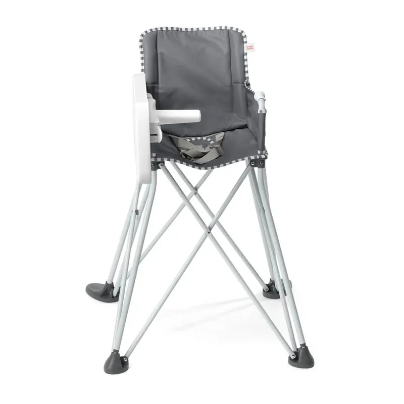 Chaise haute Pop'N'Dine Gris - 6m+-9