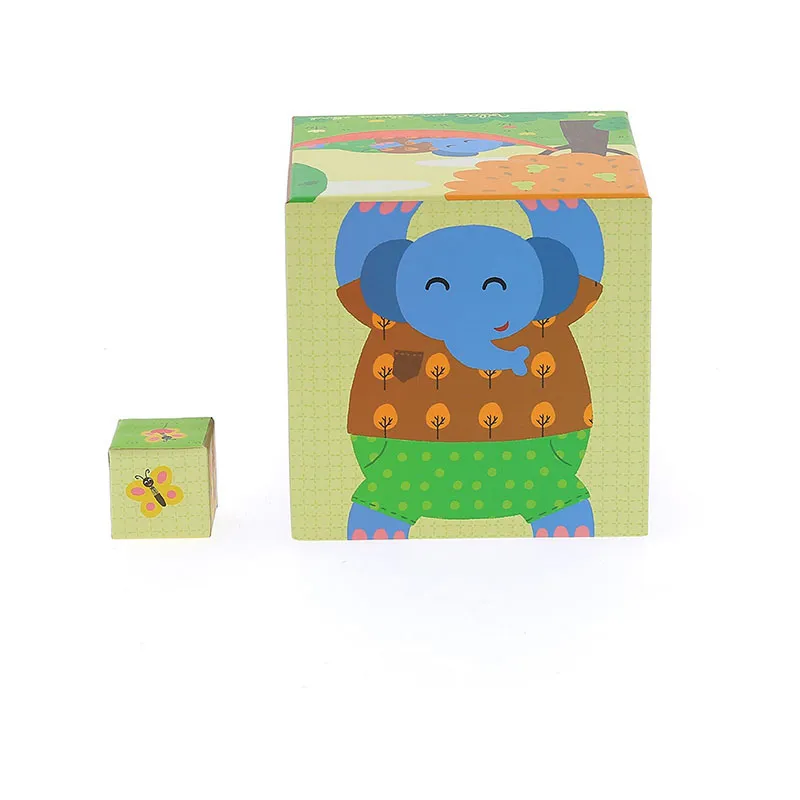 Cubes gigognes Animaux Mélusine Allirol 10pcs - 24m+-2