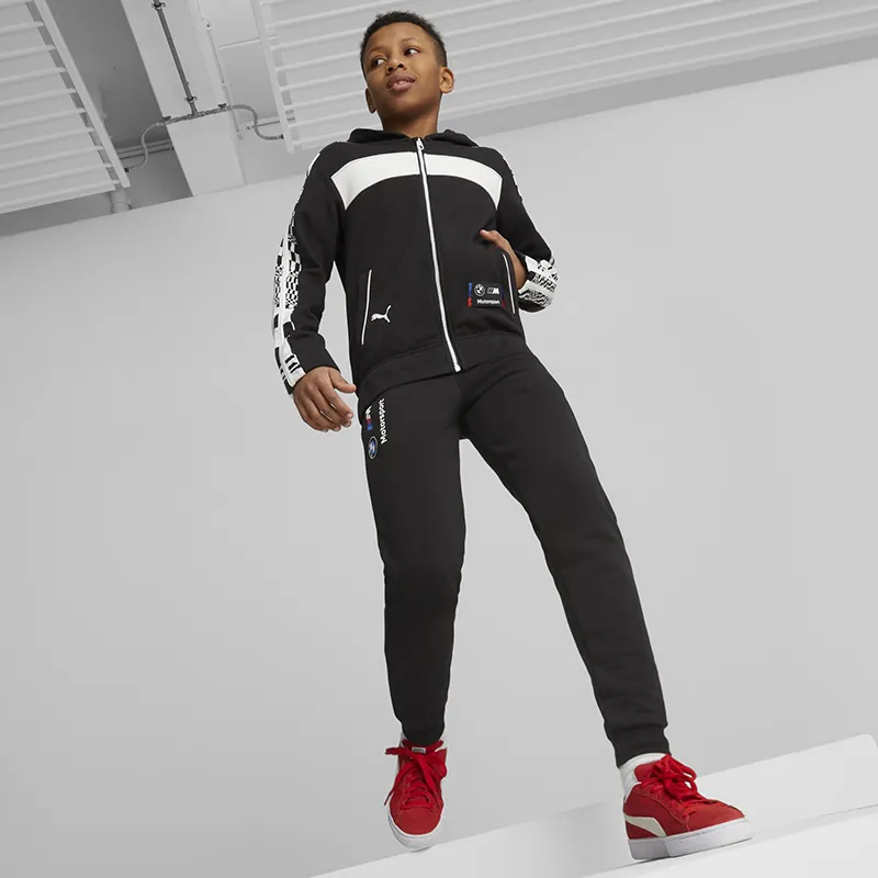 Veste à capuche Garçon BMW Motorsport Puma - Noir-4
