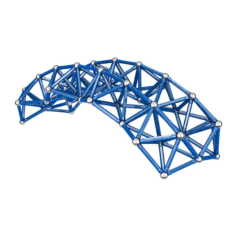 Jeu de construction magnét. Masterbox Bleu 248pcs - 8+-0