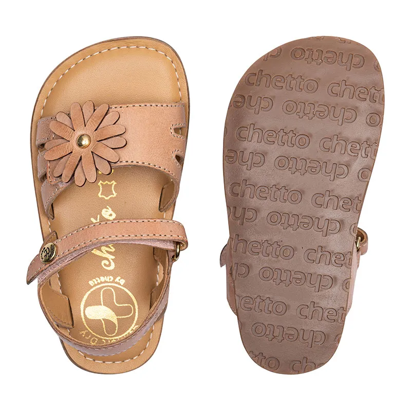 Sandales Barefoot Fleur Délicate - Rose-5