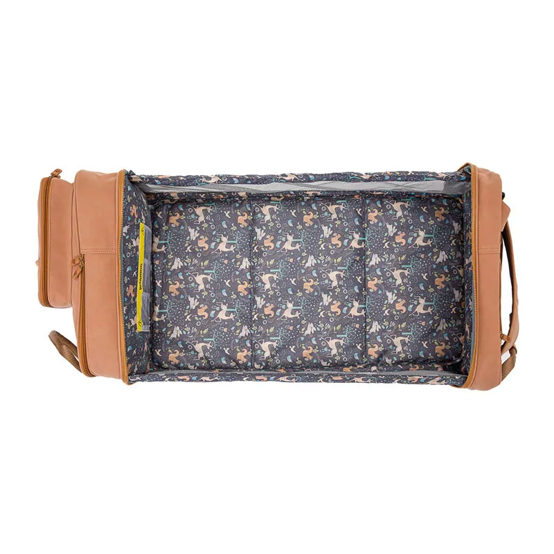 Couffin nomade/Sac à langer Porcini - 47x34cm-9