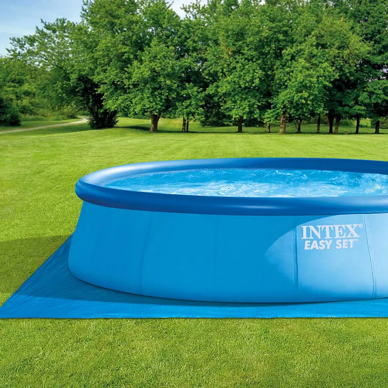 Tapis sol pour piscine Bleu-2