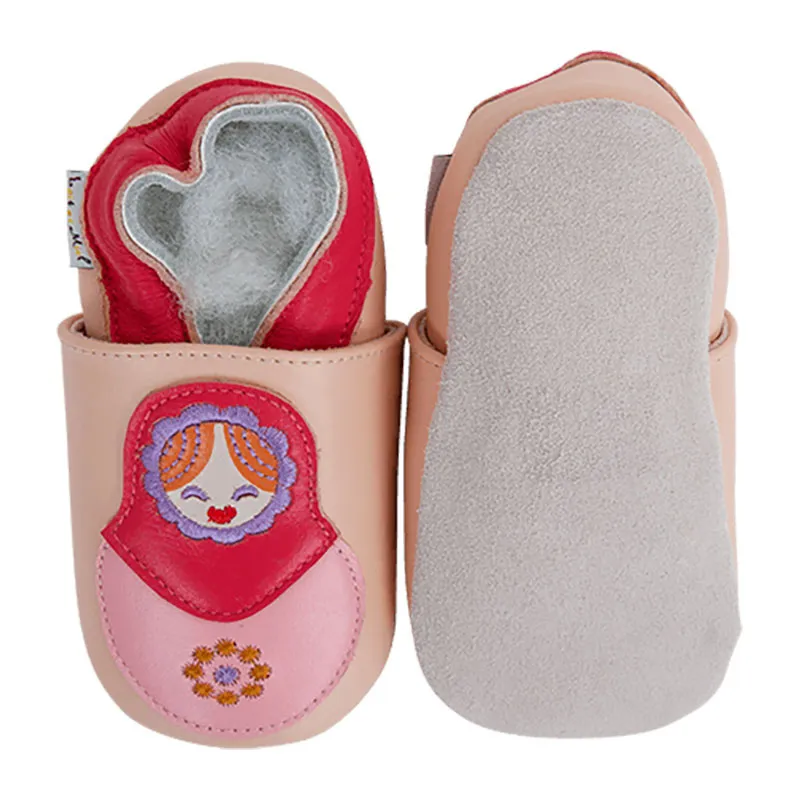 Chaussons cuir Matriochka-1