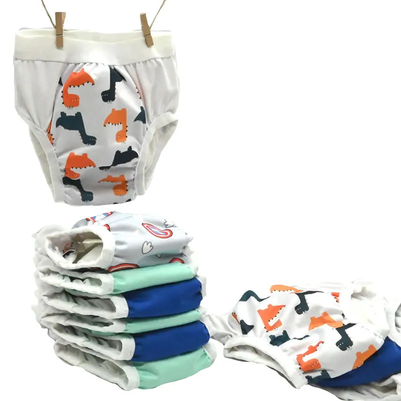 10 Couches à enfiler lavable Pull'Up 9-19 kg - Bleu nuit/Captain/Dino-0