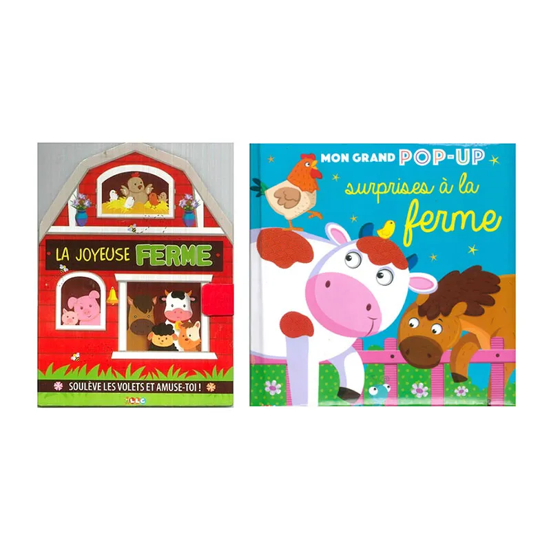 Livre à volets + Pop-up Ferme - 3+-0