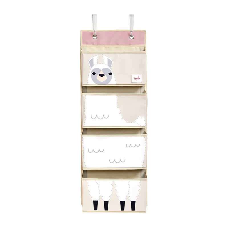 Rangement mural en tissu Lama - 94x35cm-1