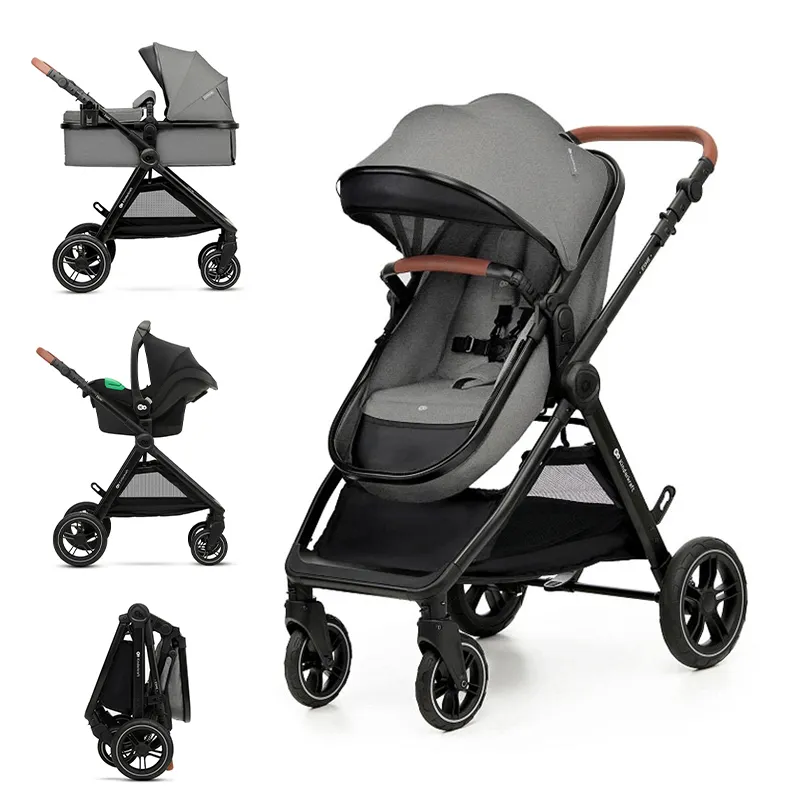 Trio Poussette Esme Moonlight Gris - 0m+-0