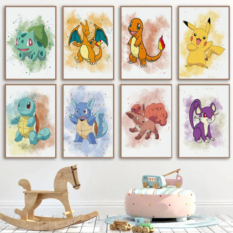 Toile Pikachu Pokémon - Plusieurs dim. Dispos-2