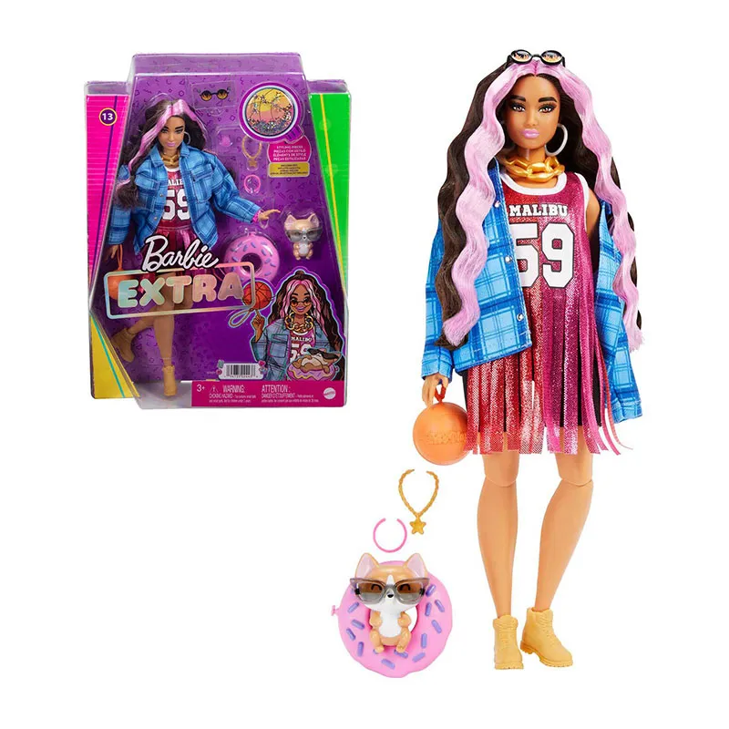 Barbie Extra avec robe basketball 15pcs - 3+-4
