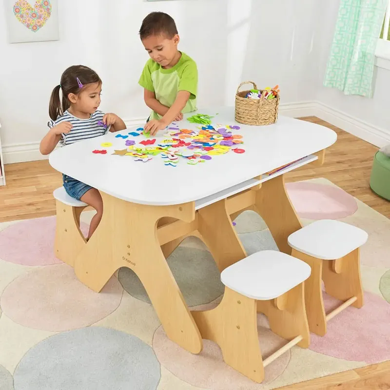 Table extensible + Bancs Arches Blanc - 36m+-0