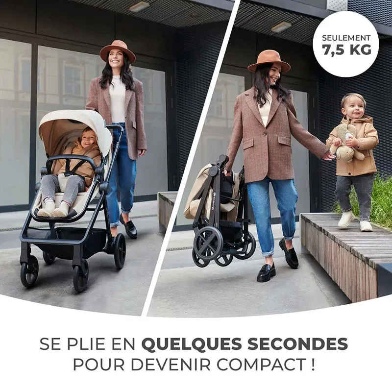 Poussette Newly 3en1 Mink Pro Moonlight Grey - 0m+-9