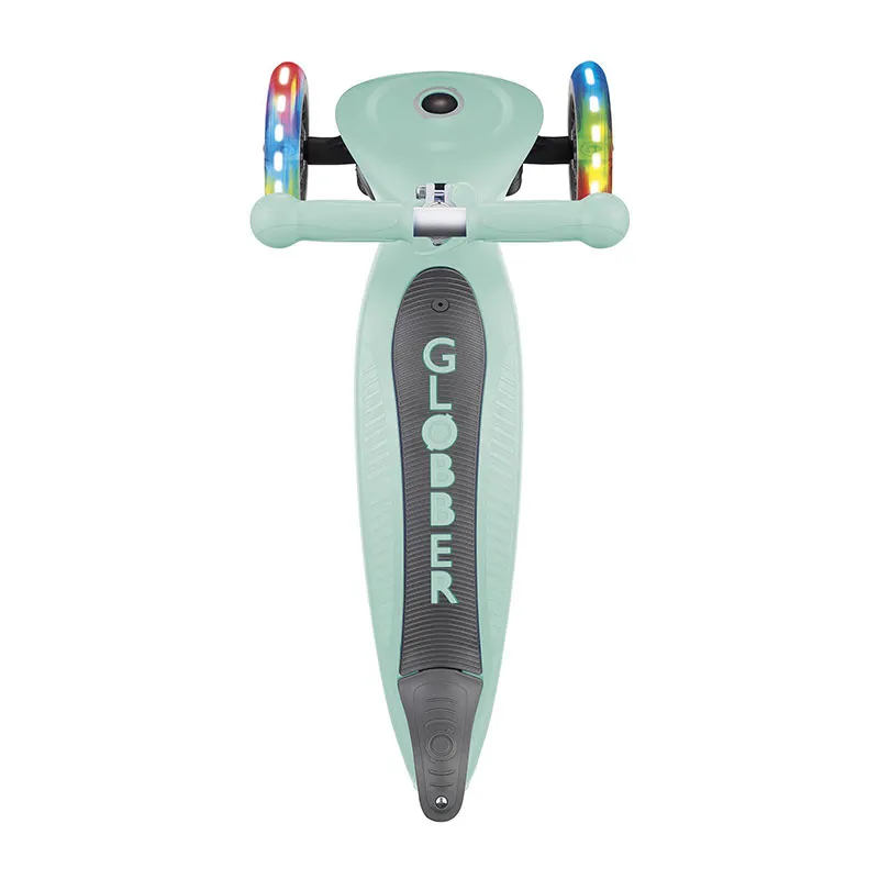 Trottinette évol. Go up Fold. Plus Lights Pastel Menthe - 15m+-5