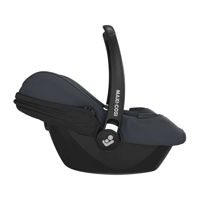 Trio Poussette Compacte Leona + Cosi Tinca sans base + Nacelle Oria + Ombrelle + Adaptateurs Graphite - 0m+-17
