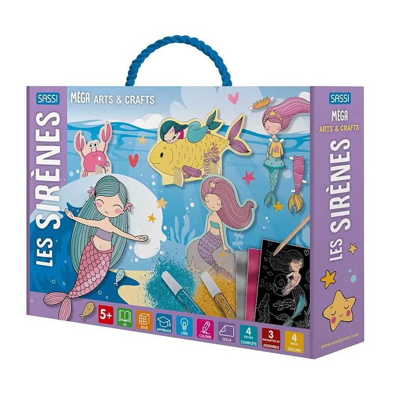 Kit créatifs Méga Art & Crafts Les Sirènes - 5+-0