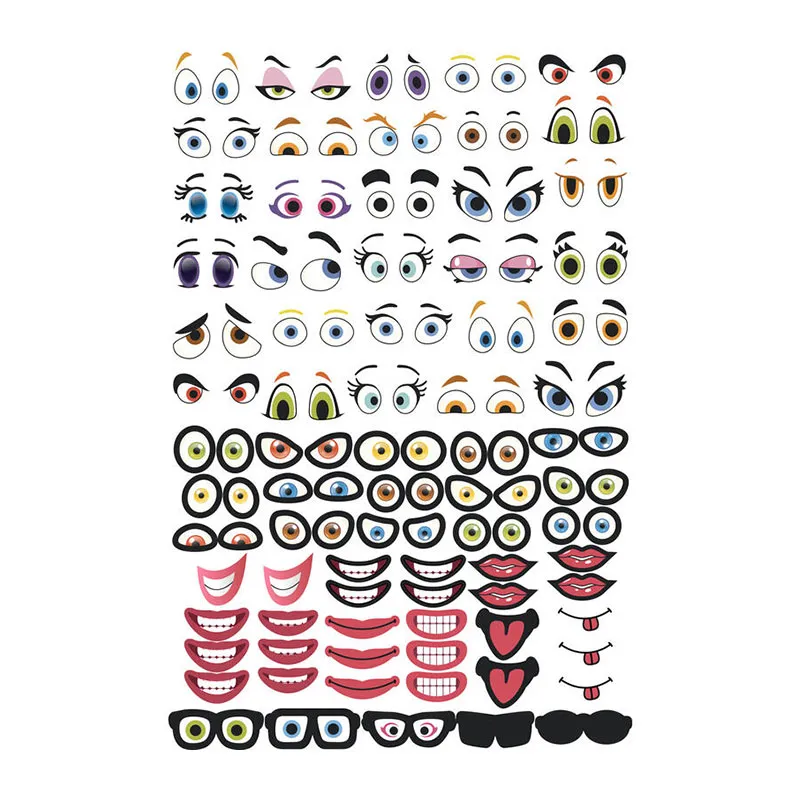 Stickers & Gommettes Visages - 716pcs-6
