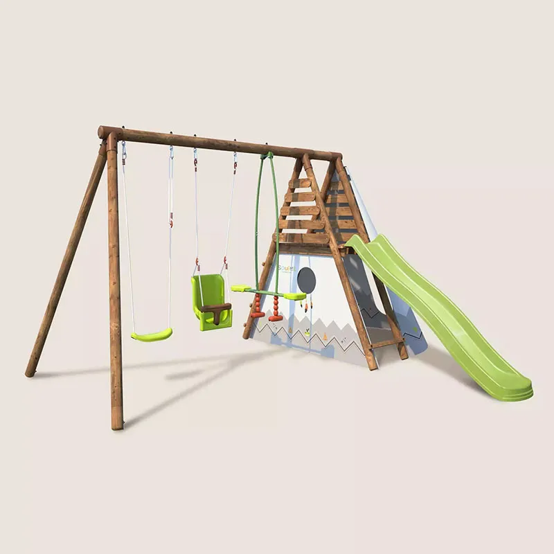 Station 4 agrès + Tipi Camélia - 6m+-1