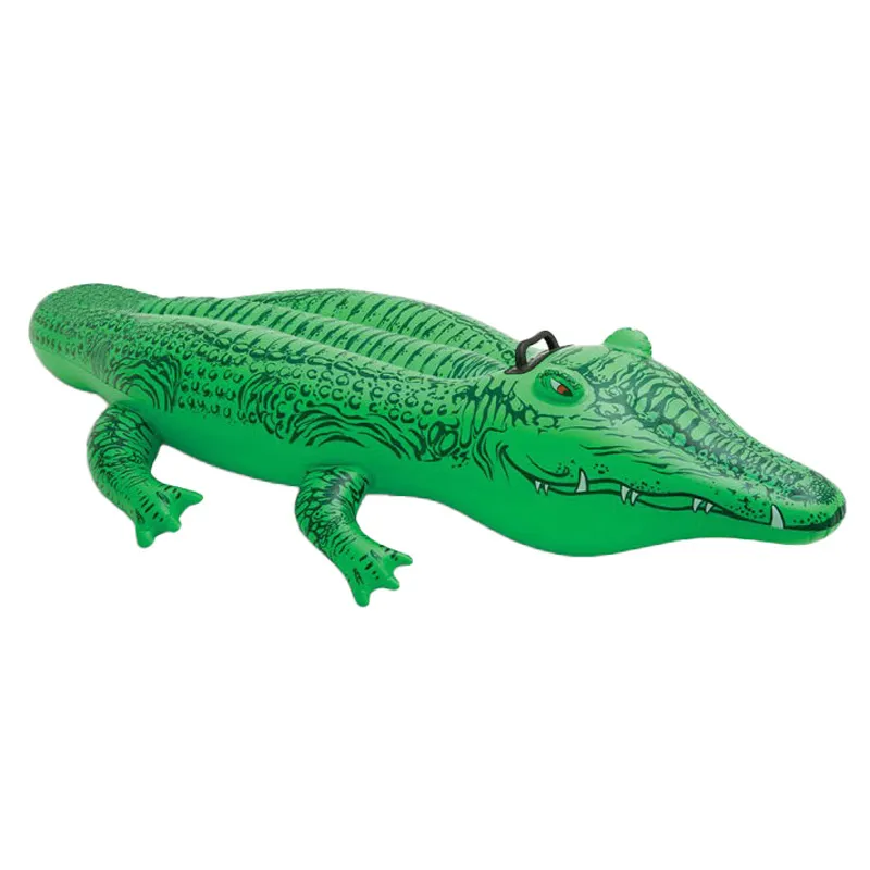 Bouée gonflable Crocodile - 168x86cm-3