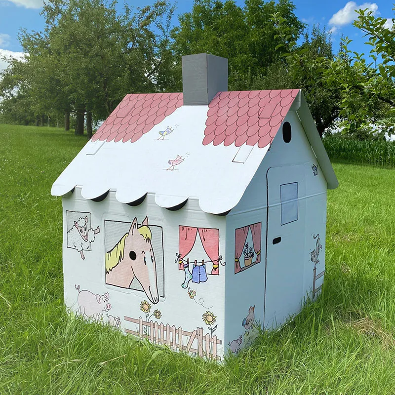 Maisonnette à peindre Carton - 36m+-1