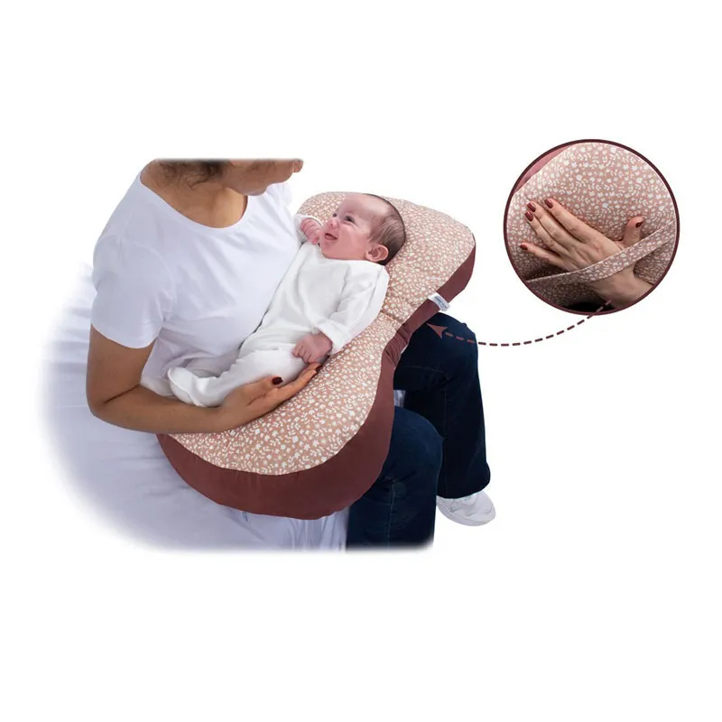 Coussin d'allaitement Fleur - 65x36x12cm-5