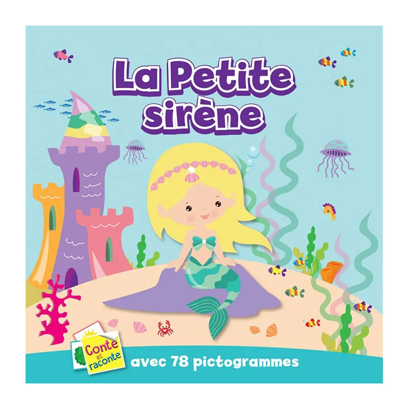 Conte et raconte La Petite Sirène + 78 picto. - 0m+-0
