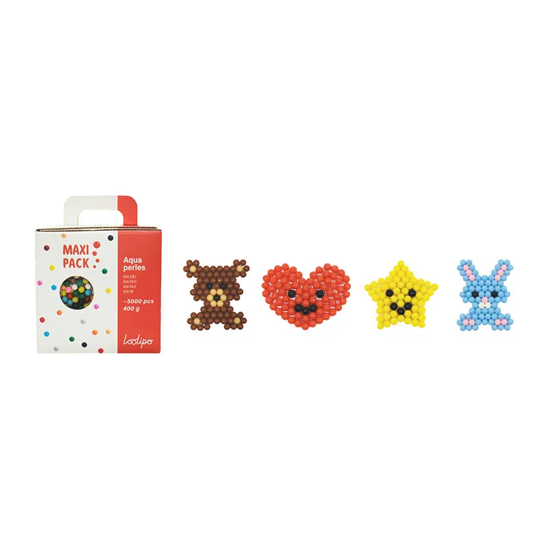 Maxi Pack Aqua perles 10 coloris 5000pcs - 7+-0