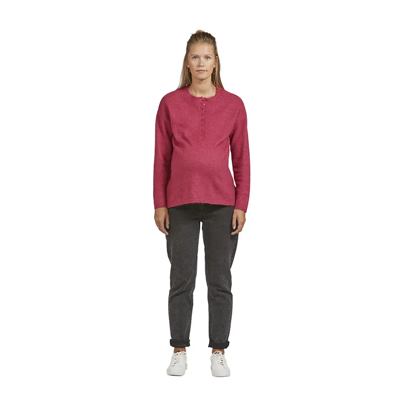Pull de grossesse/allait Tunisien - Fuchsia-2