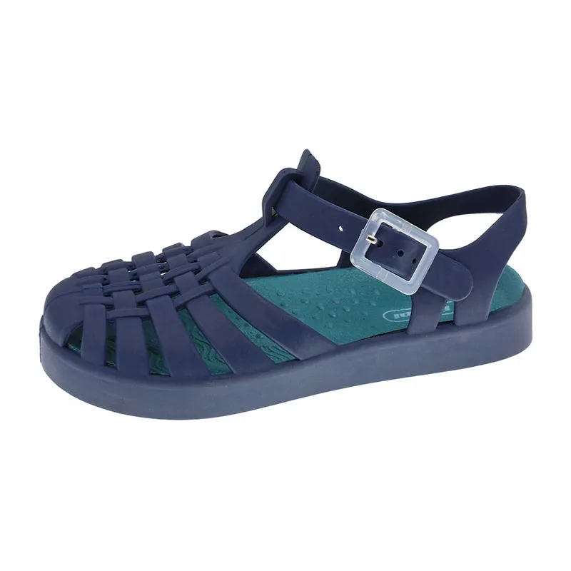 Sandales caoutchouc - Bleu-0