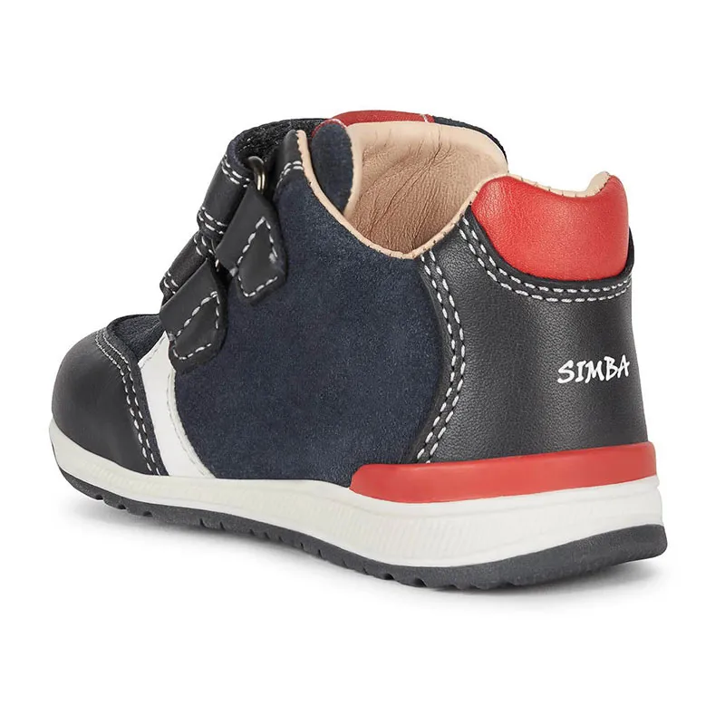 Premiers pas Rishon Roi Lion - Bleu Marine foncé/Rouge-2