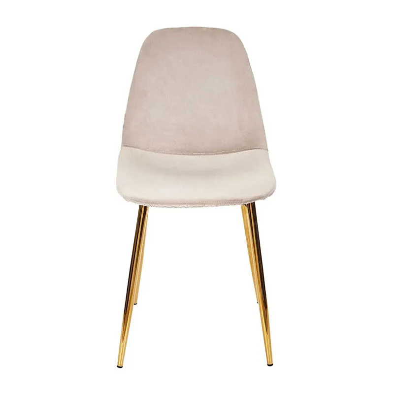 4 Chaises pieds Doré - 50x44x86cm-7