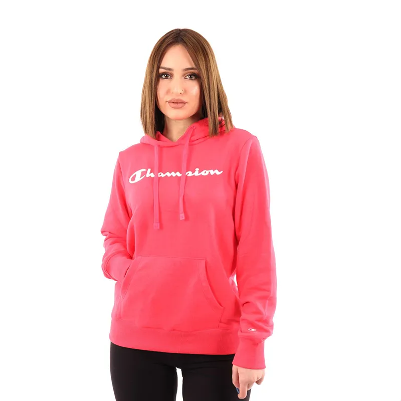 Sweat à capuche Logo Maxi - Rose-0