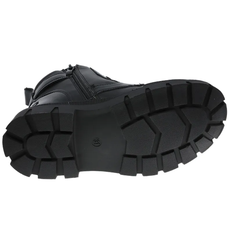 Bottines zip Rangers - Noir-1