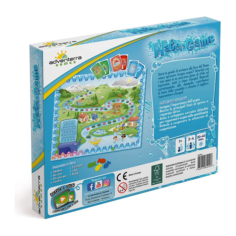 Jeu éducatif autour de l'eau - 7+-1