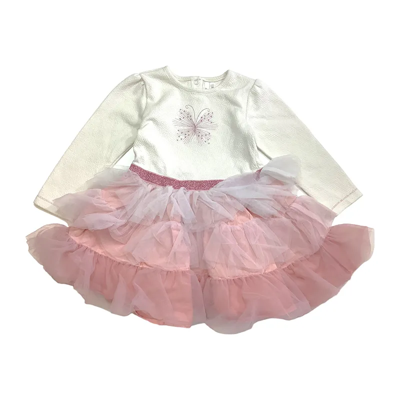 Robe ML - 2 ans ORCHESTRA - Rose/Blanc-0