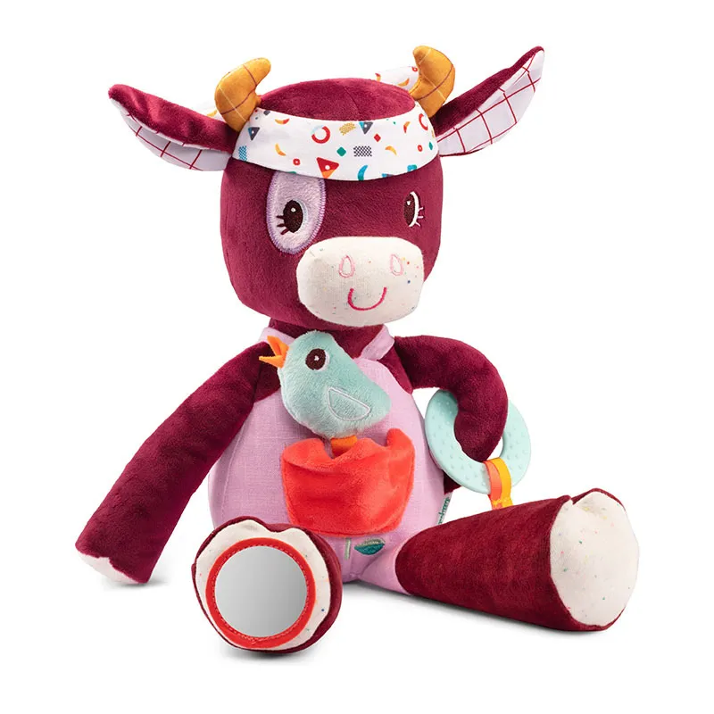 Peluche d'activités Rosalie la vache 40cm - 9m+-4